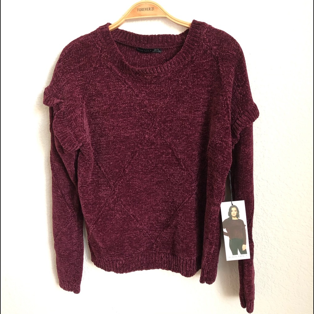 🎉HP🎉✨🌺Petite Sweater—Black Tape Brand - Picture 4 of 16